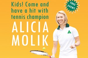 Free Australia Day Kids Tennis Clinic with Alicia Molik